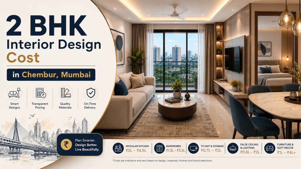 2 BHK Interior Design Cost in Chembur, Mumbai