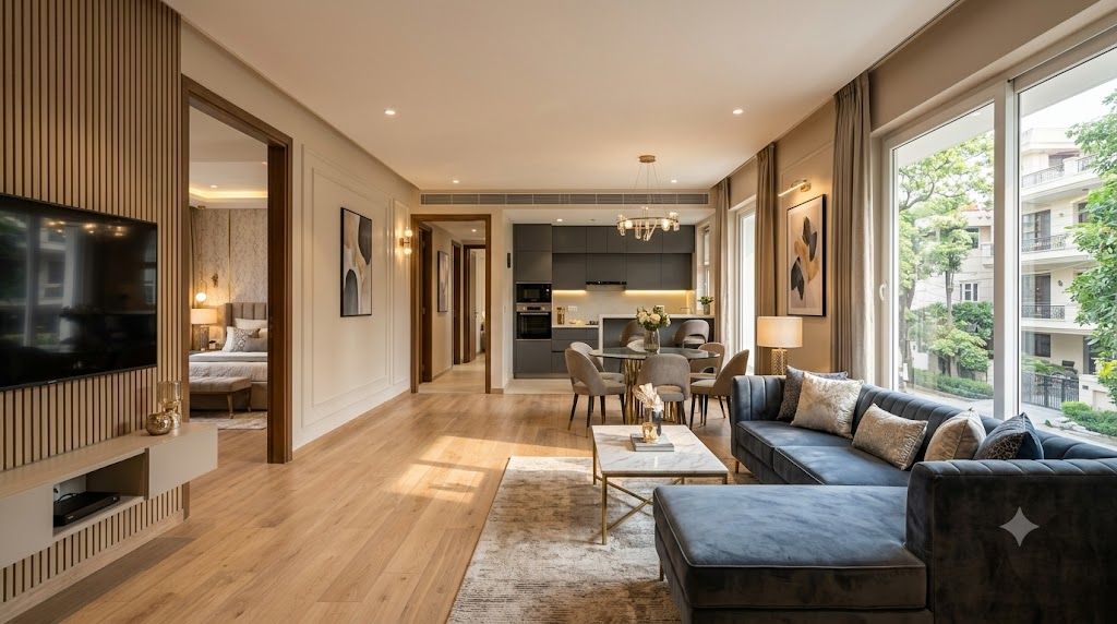 2 BHK Interior Design Cost in Greater Kailash, Delhi