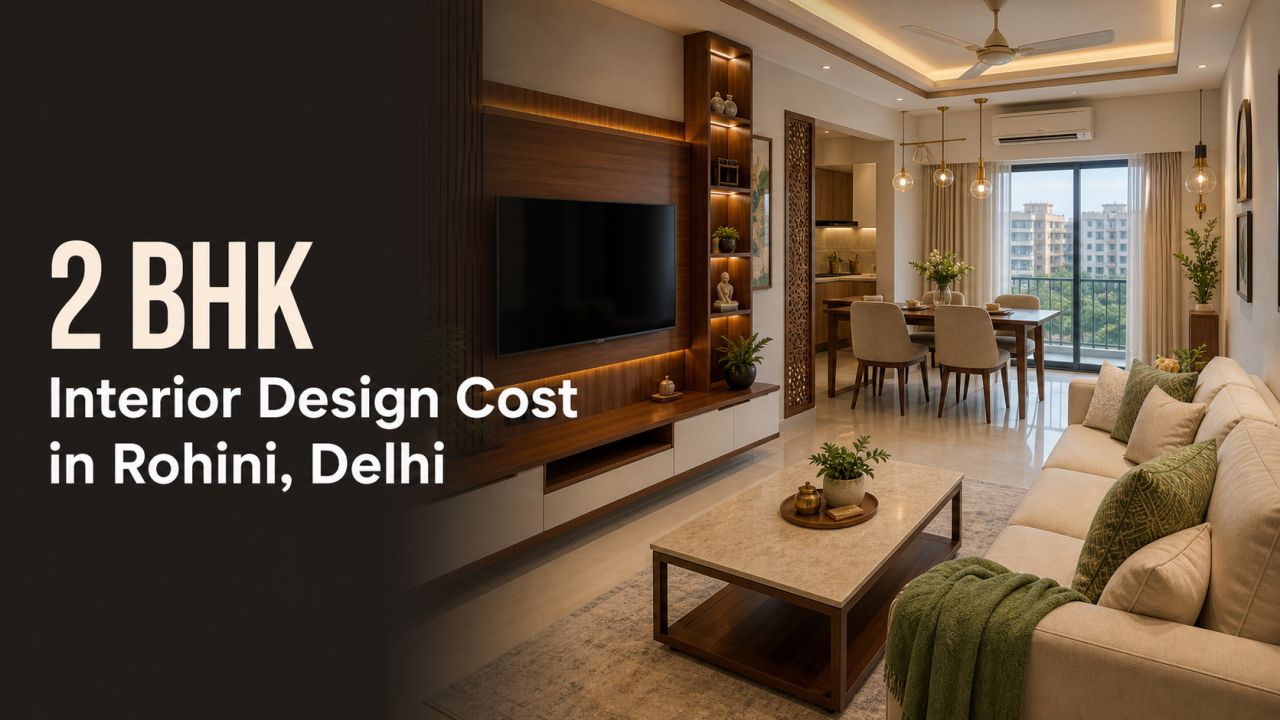 2 BHK Interior Design Cost in Rohini, Delhi