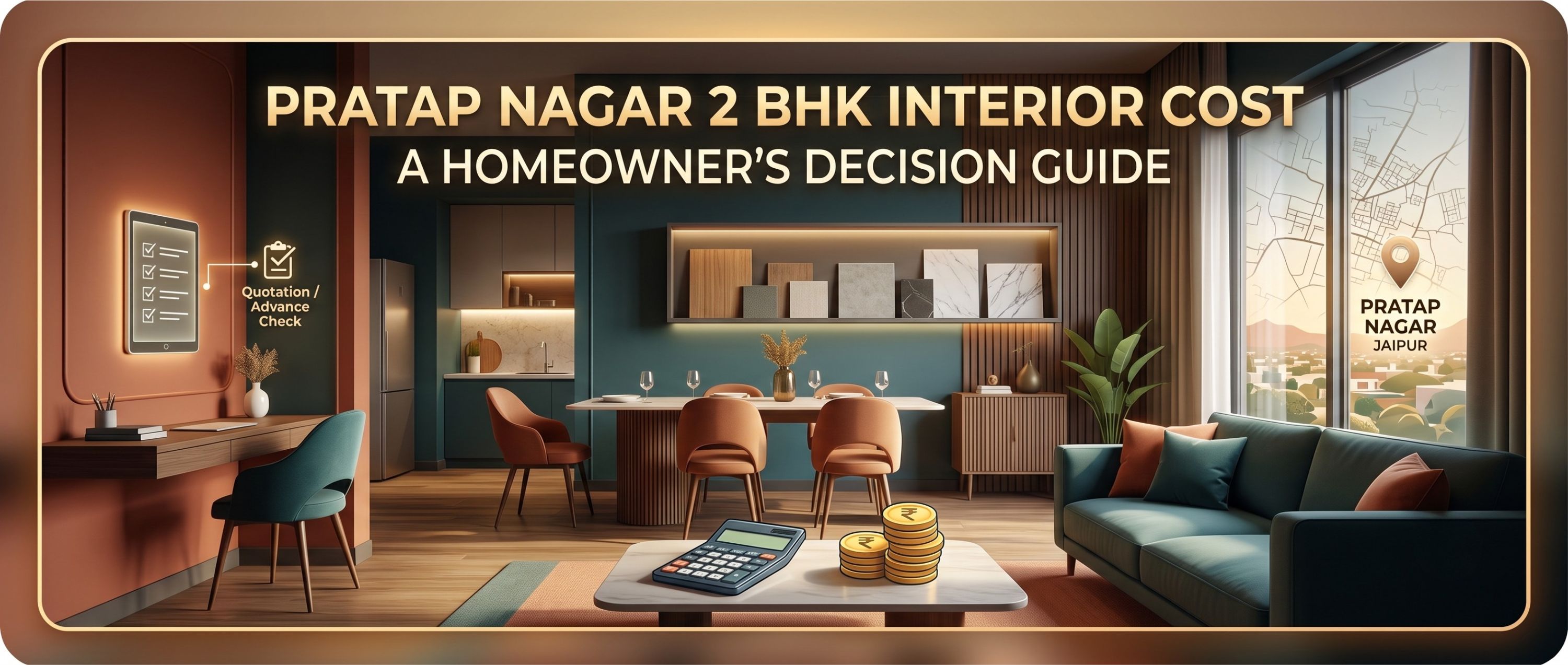 Pratap Nagar 2 BHK Interior Cost: A Homeowner’s Decision Guide