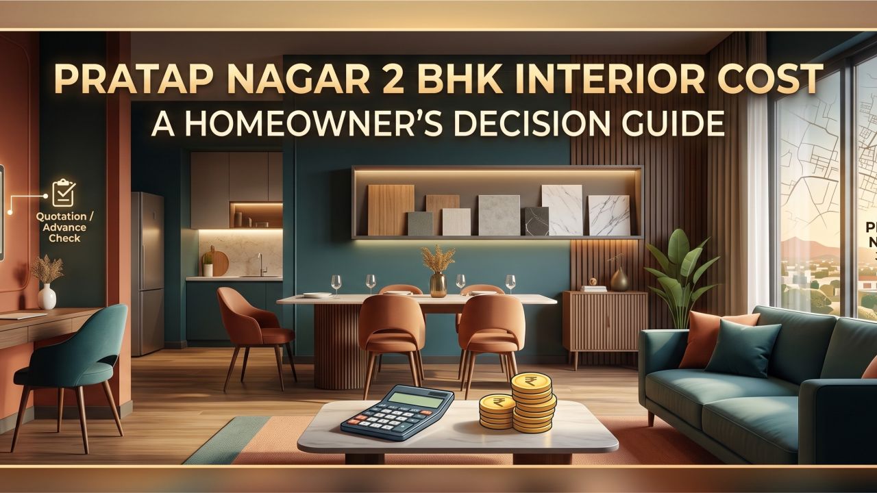 Pratap Nagar 2 BHK Interior Cost: A Homeowner’s Decision Guide