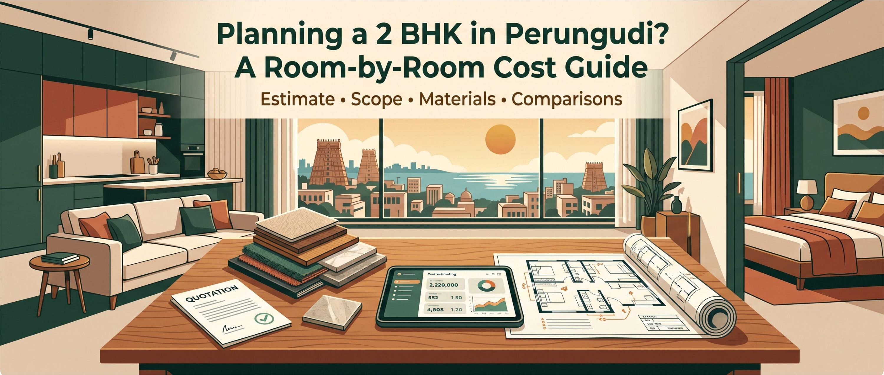 Planning a 2 BHK in Perungudi? A Room-by-Room Cost Guide