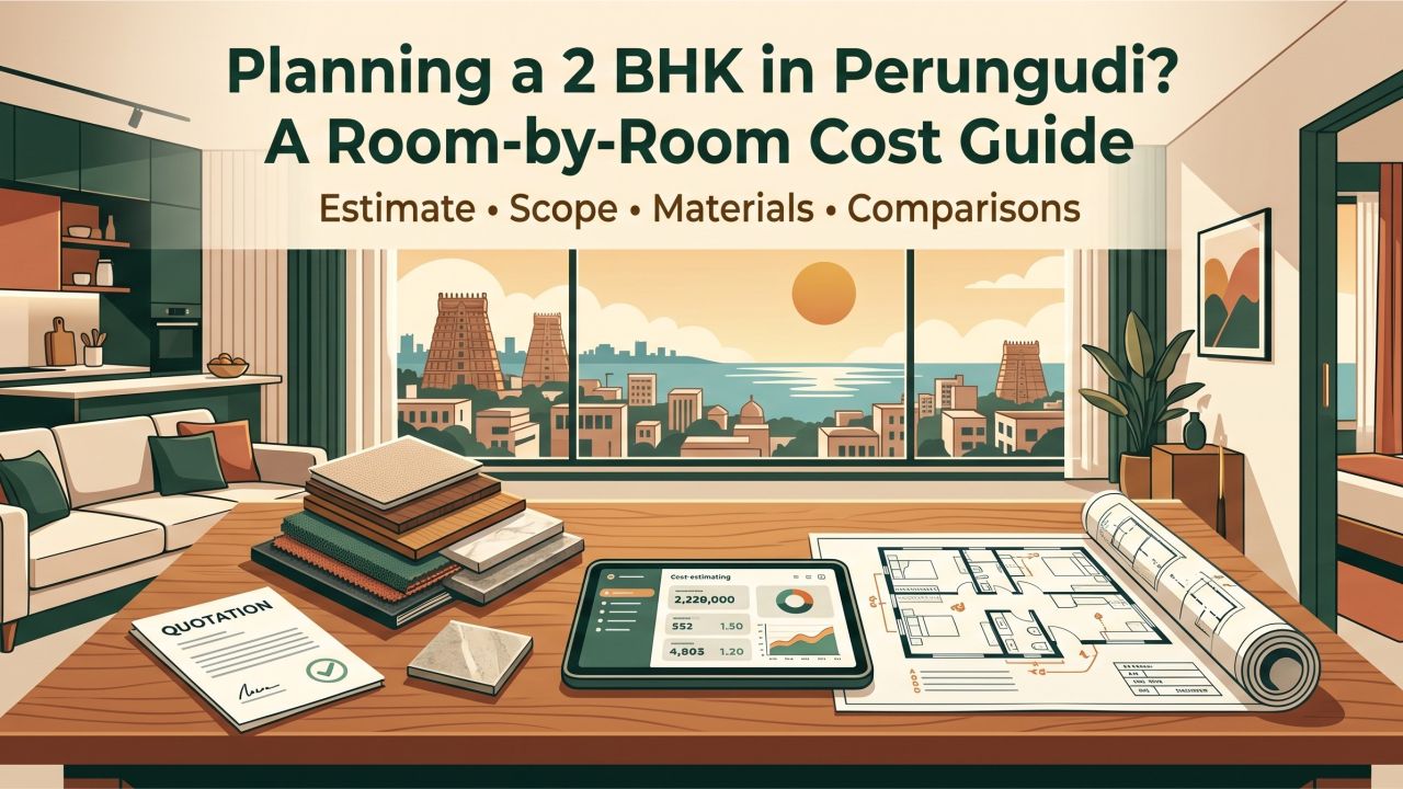 Planning a 2 BHK in Perungudi? A Room-by-Room Cost Guide