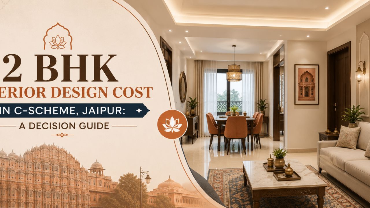 2 BHK Interior Design Cost in C-Scheme, Jaipur: A Decision Guide
