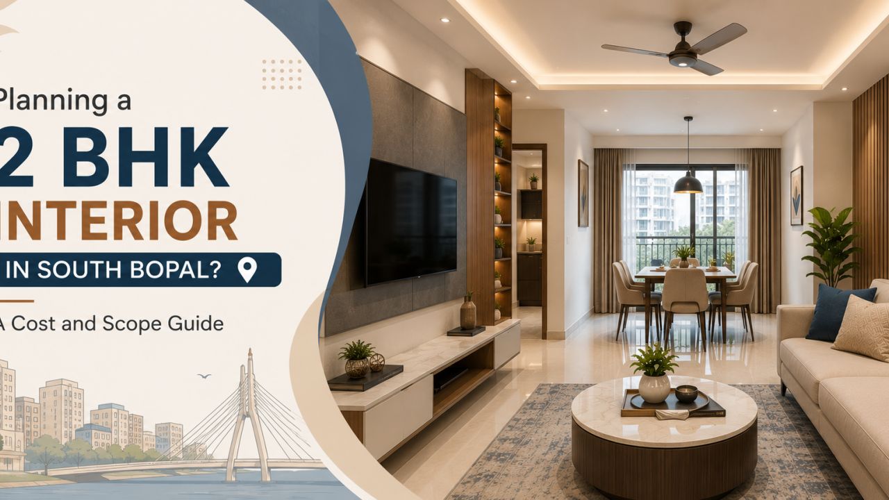 Planning a 2 BHK Interior in South Bopal? A Cost and Scope Guide