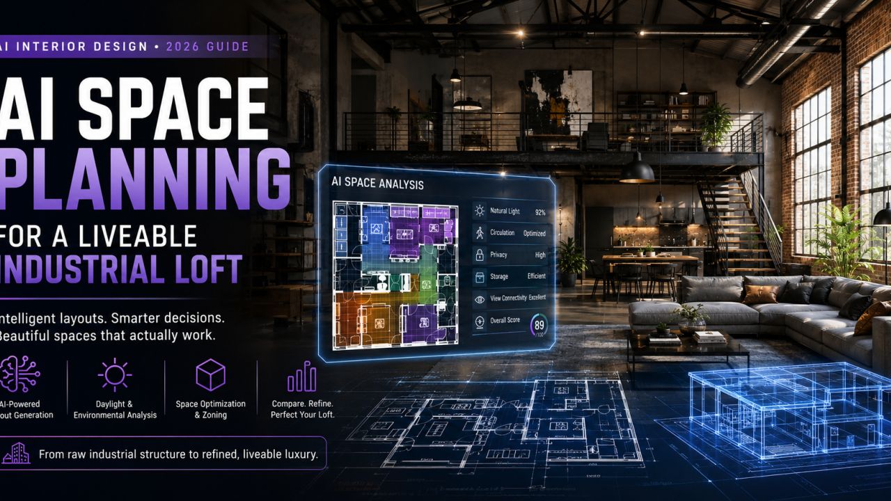 AI Design Strategies for Converting Industrial Warehouses Into Sustainable Luxury Lofts