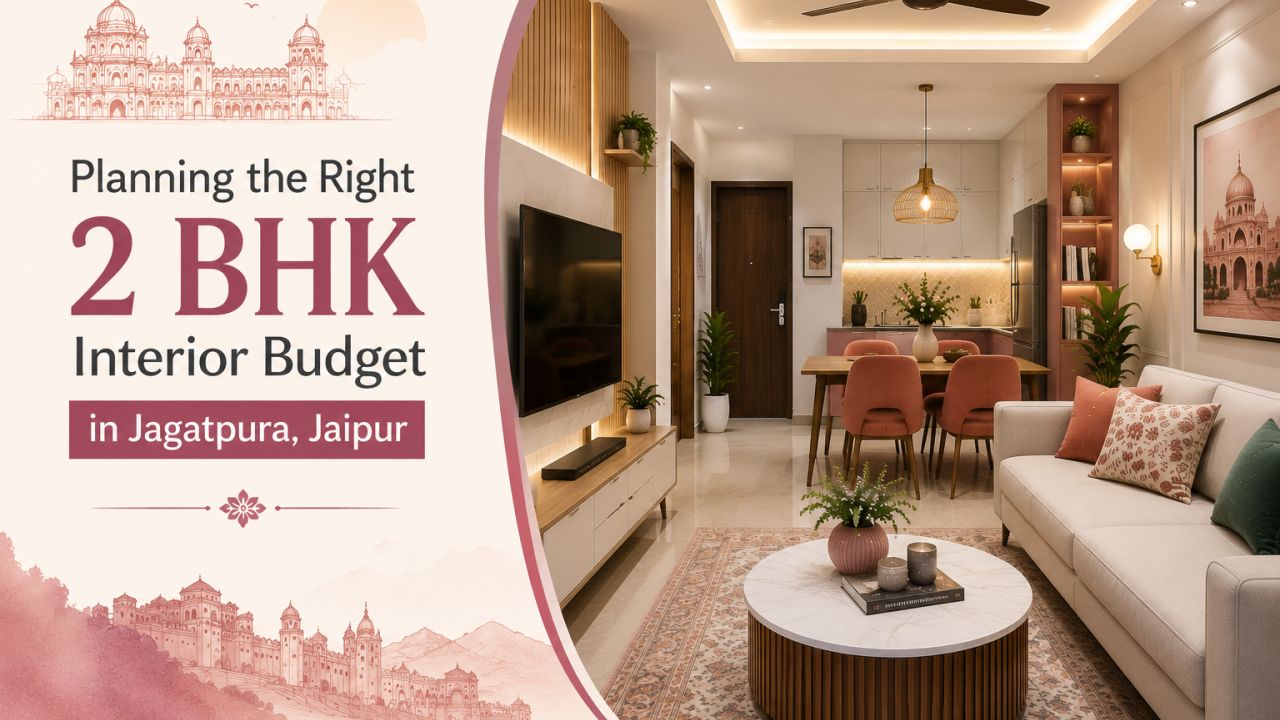 Planning the Right 2 BHK Interior Budget in Jagatpura, Jaipur