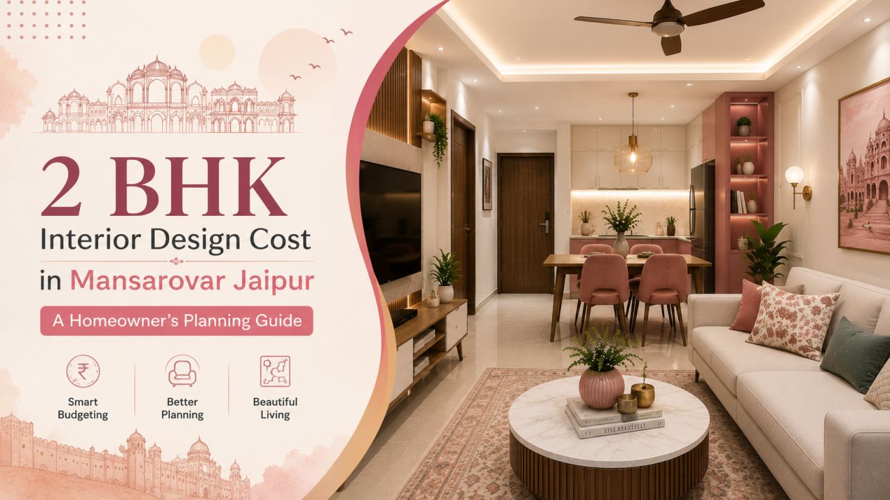 2 BHK Interior Design Cost in Mansarovar Jaipur: A Homeowner’s Planning Guide