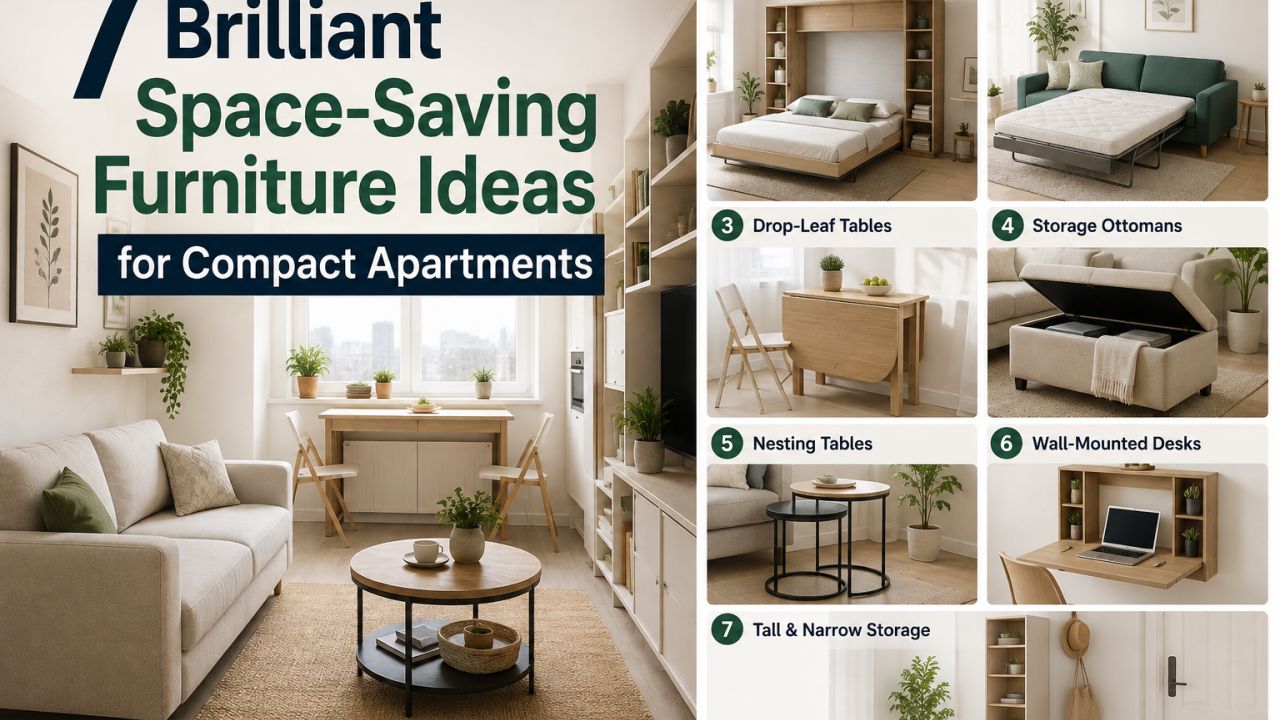 7 Brilliant Space-Saving Furniture Ideas for Compact Apartments