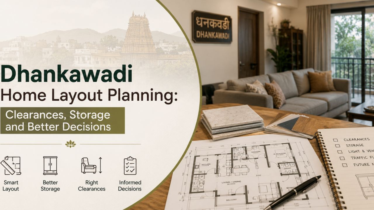 Dhankawadi Home Layout Planning: Clearances, Storage and Better Decisions