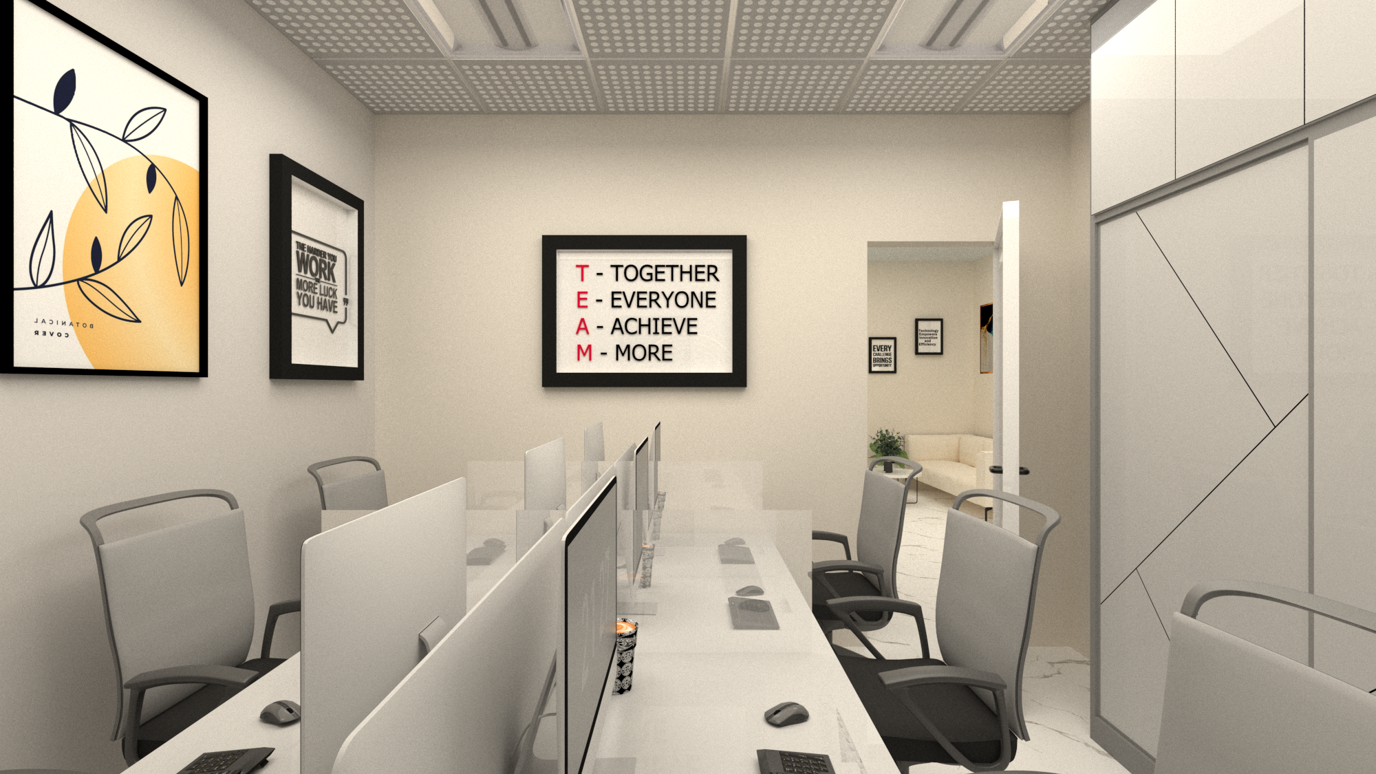 Modern Commercial Office Interior