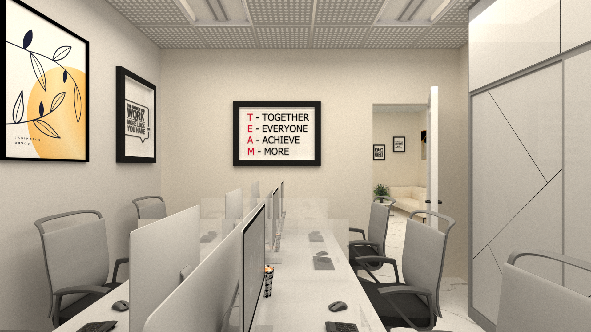 Modern Commercial Office Interior